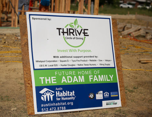 Week 9: Thrive Circle of Giving & Habitat for Humanity Dedication Ceremony